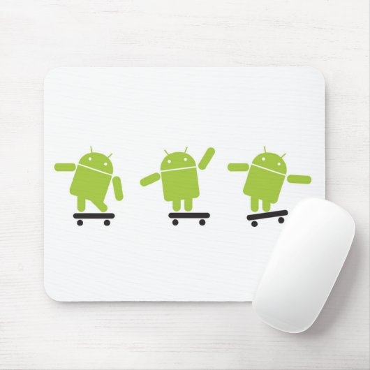 Skateboarding Android Mousepad (Mit Mouse)