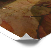 Skateboarding auf der Mauer Poster (Ecke)