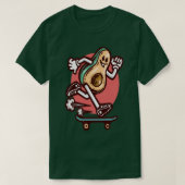 Skateboarding Avocado Feinschmecker Classic TShirt (Design vorne)
