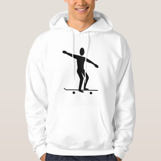 Skateboarding - Black Hoodie (Vorderseite)