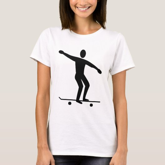 Skateboarding - Black T-Shirt (Vorderseite)