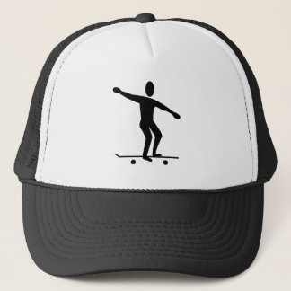 Skateboarding - Black Truckerkappe