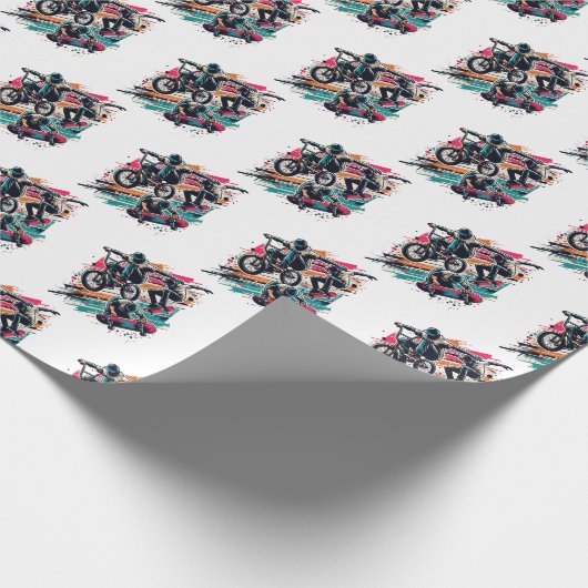 Skateboarding & BMX Geschenkpapier (Ecke)