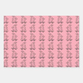 Skateboarding Bunny Geschenkpapier Set (Vorderseite 3)