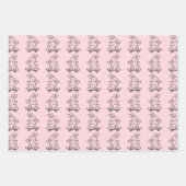 Skateboarding Bunny Geschenkpapier Set (Vorderseite 2)