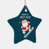 Skateboarding Christmas Collectif Keramik Ornament (Rechts)