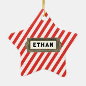 Skateboarding Christmas Collectif Keramik Ornament (Hinten)