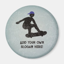 Skateboarding - custom text on metal for Skater