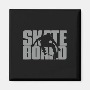 Skateboarding-Design-Druck Grafik-Skateboarder Magnet