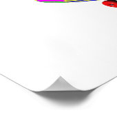 Skateboarding Elefant Poster (Ecke)