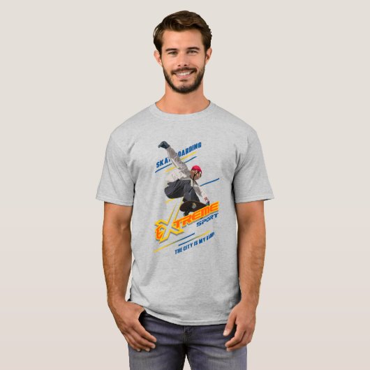 Skateboarding | Erwachsene T-Shirt (Vorne ganz)