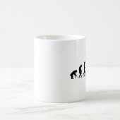 Skateboarding-Evolution Kaffeetasse (Mittel)