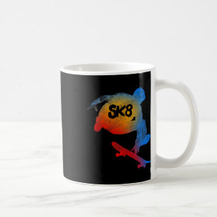 Skateboarding-Evolutions-T-Shirt Cooles Sk8 Skater Kaffeetasse
