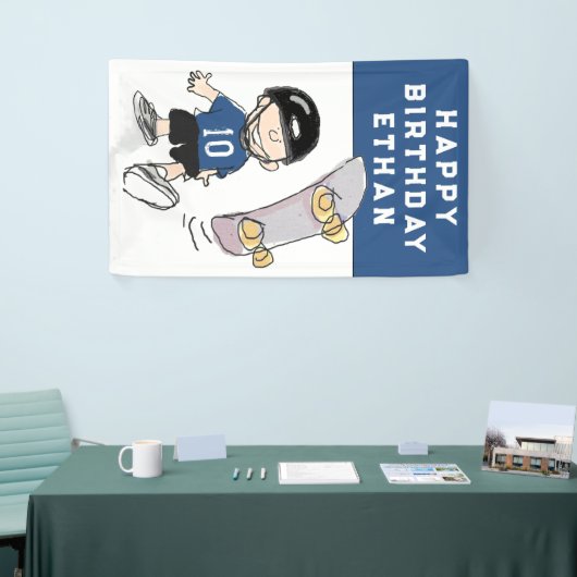 Skateboarding Geburtstag Banner (Messeveranstaltung)
