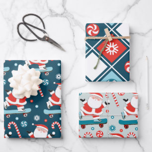 Skateboarding-Geschenkverpackungspapier für die Fe Geschenkpapier Set