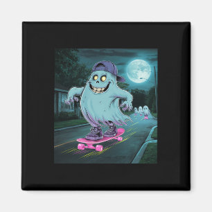 Skateboarding Ghost Summerween nur für Ha Gewartet Magnet