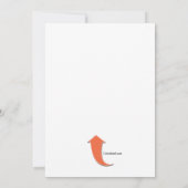 Skateboarding Girl Einladung (Rückseite)