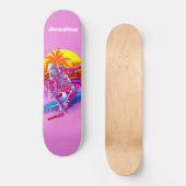 Skateboarding Girl Skateboard (Vorderseite)
