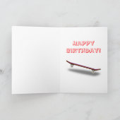 Skateboarding glücklicher 18. Geburtstag Karte (Innenseite)
