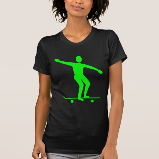 Skateboarding - Green T-Shirt (Vorderseite)