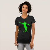 Skateboarding - Green T-Shirt (Vorne ganz)