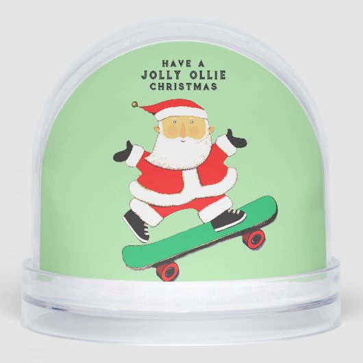 Skateboarding Holiday Geschenk Kleine Geschenk Schneekugeln (Vorderseite)