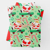 Skateboarding Holiday Geschenkpapier (Beispiel)