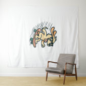 Skateboarding Hund Wandteppich (Beispiel (Horizontal))