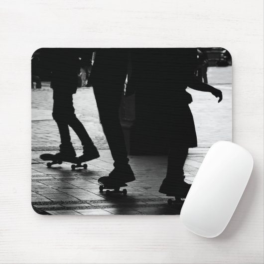 Skateboarding im Central Park, NYC Mousepad (Mit Mouse)
