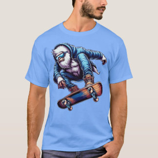 Skateboarding im urbanen Stil T-Shirt