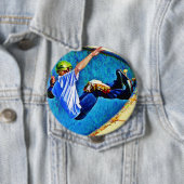 Skateboarding in der Schüssel Button (Beispiel)