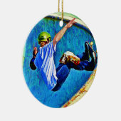 Skateboarding in der Schüssel Keramik Ornament (Rechts)