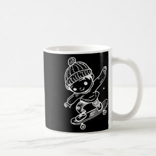 Skateboarding-Kind-Comic-Freizeitsport Kaffeetasse