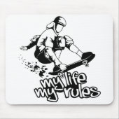 Skateboarding kundenspezifisches mousepad (Vorne)
