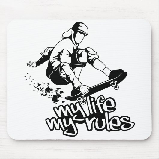 Skateboarding kundenspezifisches mousepad (Vorne)