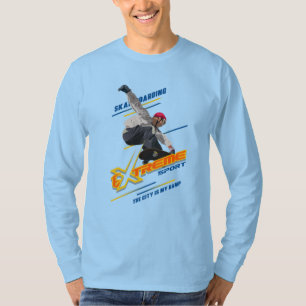 Skateboarding Langschläfer T-Shirt