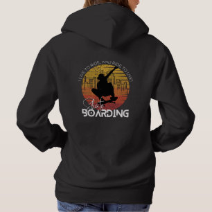 Skateboarding mit Life Quotes Hoodie