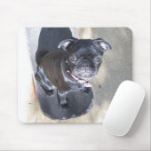 Skateboarding Mops Mousepad (Foto) (Mit Mouse)
