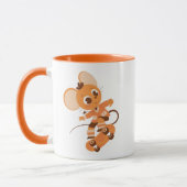 Skateboarding Mouse Combo Mug - Bold & Playful Tasse (Links)