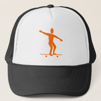 Skateboarding - Orange Truckerkappe
