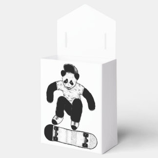 Skateboarding-Panda Geschenkschachtel