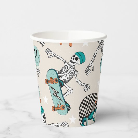 Skateboarding Party Cups Pappbecher (Links)