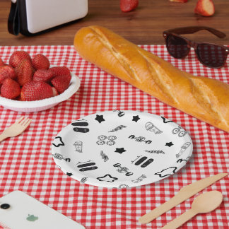 Skateboarding Party Paper Tellers 7" Pappteller