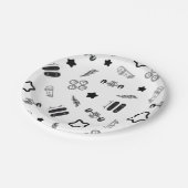 Skateboarding Party Paper Tellers 7" Pappteller (Schrägansicht)