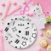 Skateboarding Party Paper Tellers 9" Pappteller (Party)