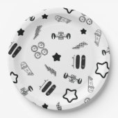Skateboarding Party Paper Tellers 9" Pappteller (Vorderseite)