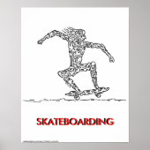 SKATEBOARDING POSTER (Vorne)