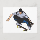 Skateboarding Postkarte (Vorderseite)