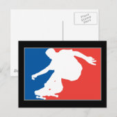 Skateboarding Postkarte (Vorne/Hinten)
