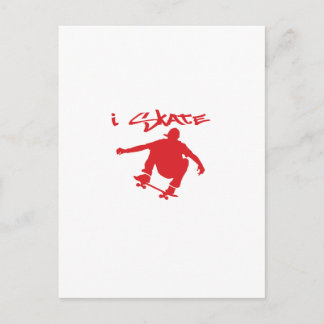 Skateboarding Postkarte